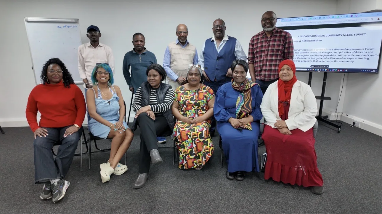 Faith with community leaders during a community needs survey